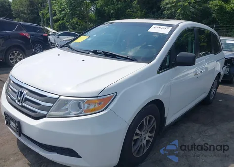 2012 Honda Odyssey Ex-L из США, поврежденный, VIN 5FNRL5H60CB108662